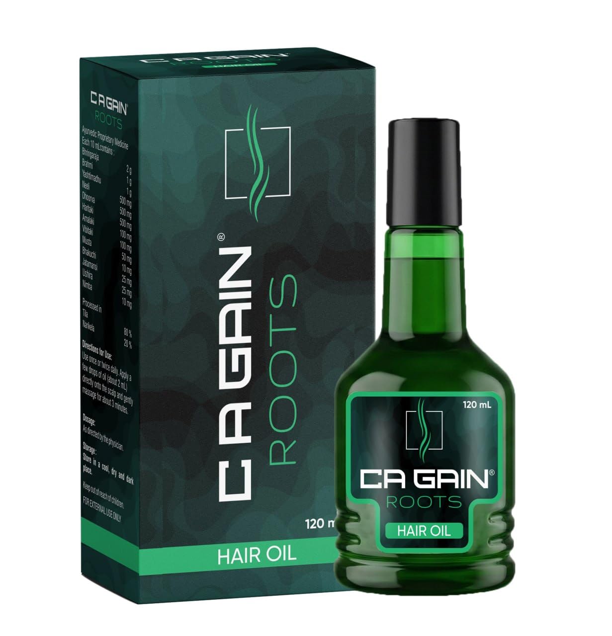 C A Gain Roots Ayurvedic Hair Oil